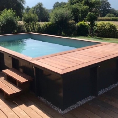 Piscine en container vendée